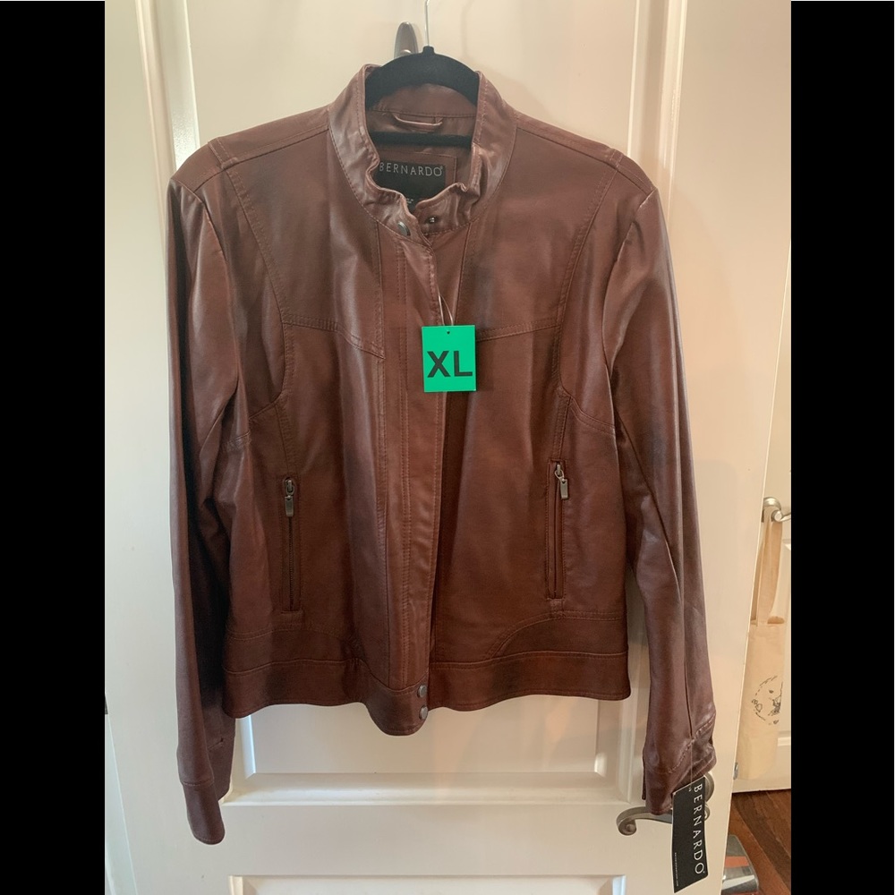 Bernardo FAUX leather jacket.